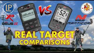 Minelab Manticore & XP Deus 2 | REAL Target Comparisons | Metal Detecting | 2 Mates in a Field Ep105