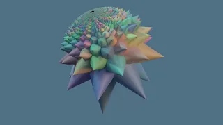 Cone Star - based on sphere inversion