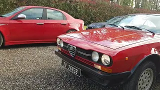 Alfa Romeo Alfetta GTV cold start