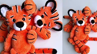 Crochet TIGER Part 3 / Free Tiger TUTORIAL / DIY crochet tiger PATTERN / Plush toy