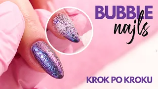 Proste zdobienie z pianą - Bubble nails || Modne bąbelkowe zdobienie krok po kroku