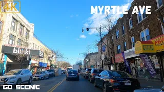 Myrtle Ave Drive Queens & Brooklyn NY | NYC 4K | GO SCENIC