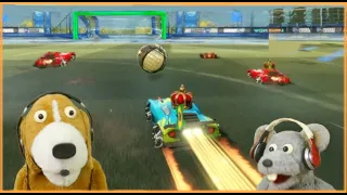 FUTEBOL DE CARROS - Rocket League - Binho e Mel