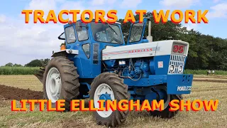 Tractors Working at Little Ellingham Vintage Show