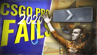 HILARIOUS CS:GO PRO FAILS OF 2020! (UNLUCKY MOMENTS)