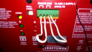 Craftman garaje Door sensor safety bypass