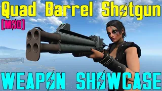 Fallout 4: Weapon Showcases: Quad Barrel Shotgun