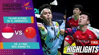 Alfian/Ardianto (INA) vs He/Ren (CHN) - F | Singapore Open 2024