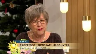 Professorn krossar hälsomyter - Nyhetsmorgon (TV4)