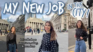 MY NEW JOB... in London! (incl. interview and salary guide)