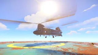 How to fly the Chinook in rust.