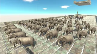 Race to eat 50 ELEPHANTS - Animal Revolt Battle Simulator