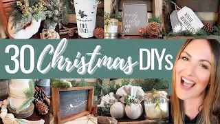 30 CHRISTMAS DIYS 🌲 MEGA VIDEO | TOP 30 DOLLAR TREE CHRISTMAS CRAFTS | BEST OF CHRISTMAS DIYS 2021