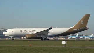 (4K) Hungary Air Cargo Airbus A330-200F HA-LHU  at Amsterdam Airport Schiphol (DutchPlaneSpotter)