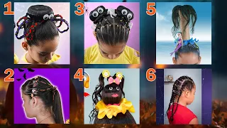 6 EASY HALLOWEEN HAIRSTYLES | CRAZY HAIRSTYLES 2022
