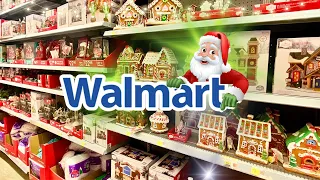 2023 CHRISTMAS DECOR AT WALMART | CHRISTMAS VILLAGE | HOLIDAY STORE WALKTHROUGH | GINGERBREAD HOUSE