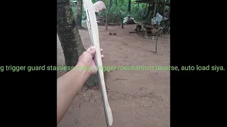 How to make DIY speargun? Making body, tugas nga kahoy mahogny hand grip.