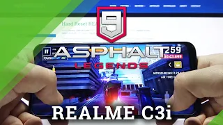 Asphalt 9 on REALME C3i – Gameplay