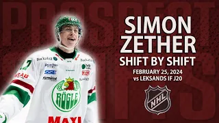 Simon Zether vs Leksands IF J20 | Feb 25 2024