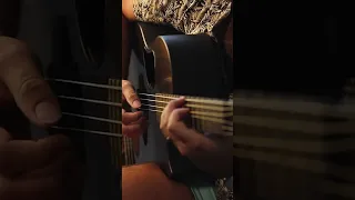 Fingerstyle licks on a carbon guitar #shorts