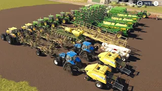 Building A $100Million Dollar Farm on Ravenport| Ep#23 | Farming Simulator 19 Timelapse