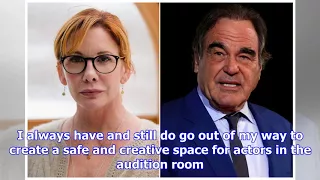 Oliver Stone to react to allegations of harassment, melissa gilbert