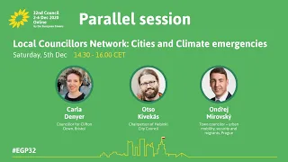 #EGP32 - Parallel session - Local Councillors Network: Cities and Climate emergencies