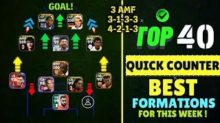 All Formations eFootball 2024 Mobile || Best Formation eFootball 2024 🔥
