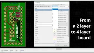 KiCad 5.0 - Switching from 2 layer to 4 layer