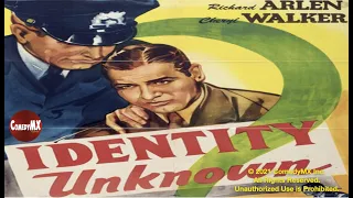 Identity Unknown (1945) | Full Movie | Richard Arlen | Cheryl Walker | Roger Pryor