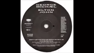 George Michael & Elton John - Don't Let The Sun Go Down On Me - 1991 - 45 RPM