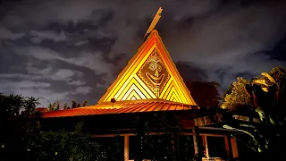 Nighttime Walk At Disney's Polynesian Resort in 4K | Magic Kingdom Resort Walt Disney World 2020