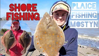 Shore fishing - April plaice at Mostyn Docks