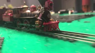 The Lone Ranger-train chase sequence