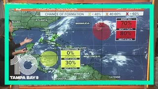 Tropical storms may develop next week in the Caribbean and Atlantic: 6 a.m. Oct. 17