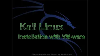 How to install Kali Linux 2022 .4 b in VMware Workstation Player 16 on Windows 10