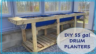 TNT #147:  DIY 55 Gallon Drum Greenhouse Planter Build