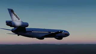 Western Airlines Flight 2605 - Crash Animation
