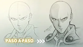 Cómo Dibujar a SAITAMA en tiempo real - One Punch Man | How to draw Saitama