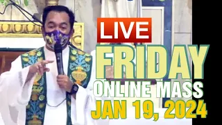 FILIPINO LIVE MASS TODAY REV FR DOUGLAS BADONG JANUARY 19,2024