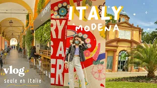 je voyage seule en Italie pour la première fois dma vie (modena) | vlog 🇮🇹