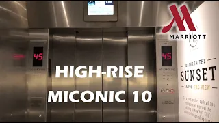 FAST Schindler Miconic 10 High-Rise Elevators - Marriott Marquis Times Square in NYC