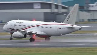 2 CityJet SSJ100 Landings & Takeoffs at Prestwick Airport