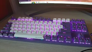 Саунд тест клавиатуры Red square keyrox TKL g3ms purple