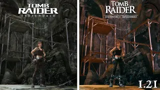 Tomb Raider Underworld REMASTERED v1.21 vs ORIGINAL | Croft Manor | TRU Remaster by JAMJOOM GAMER