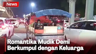 Demi Lebaran di Kampung Halaman,   2 KK Rela Mudik ke Sumbar dengan Mobil Pikap