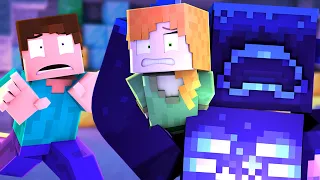 WARDEN ENCOUNTER - Alex and Steve Life (Minecraft Animation)