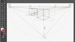How to draw a perfect cube in 2pt perspective
