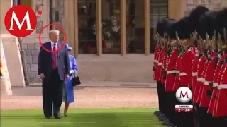 Reina Isabel II recibe a Donald Trump