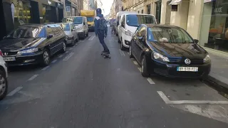 Electric Skateboard Tour of Paris, France Through the City